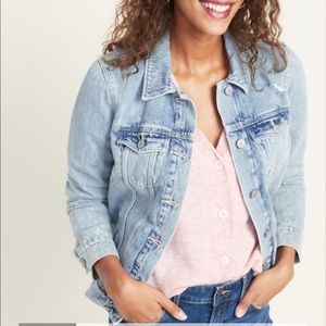 Old Navy Distressed Jean Jacket for Women